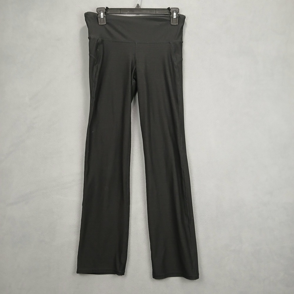 Dip Leggings Womens Small Black Straight Leg Elastic Waist Pull On Workout‎
